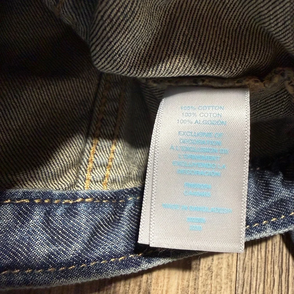 Americana The Children's Place Denim Jacket Dark Wash Blue Y2KBaby Vibe 0-3M